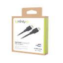 InfinityLab InstantConnect USB-C - USB-C - 100W PD 5 Feet Ultra Hızlı Şarj Kablosu, Siyah