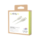 InfinityLab InstantConnect USB-C - USB-C - 100W PD 5 Feet Ultra Hızlı Şarj Kablosu, Beyaz