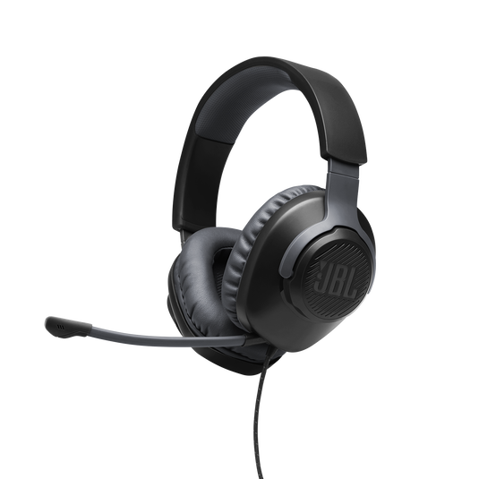 JBL Quantum 100 Wired Over-Ear Gaming Headset with Microphone, Black