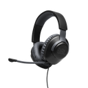JBL Quantum 100 Kablolu Mikrofonlu Kulak Üstü Oyuncu Kulaklığı, Siyah