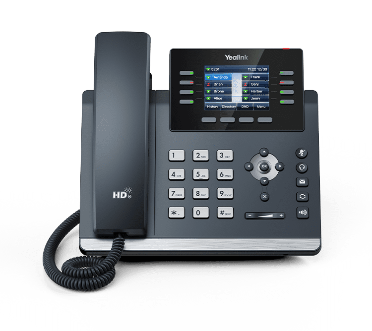 Yealink T44W Wi-Fi IP Telefon POE Destekli, Adaptörsüz