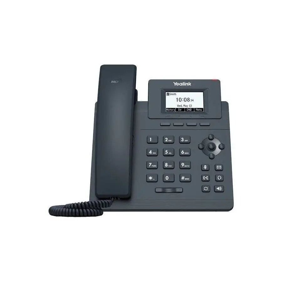 Yealink T30P Poe Destekli IP Telefon, Siyah