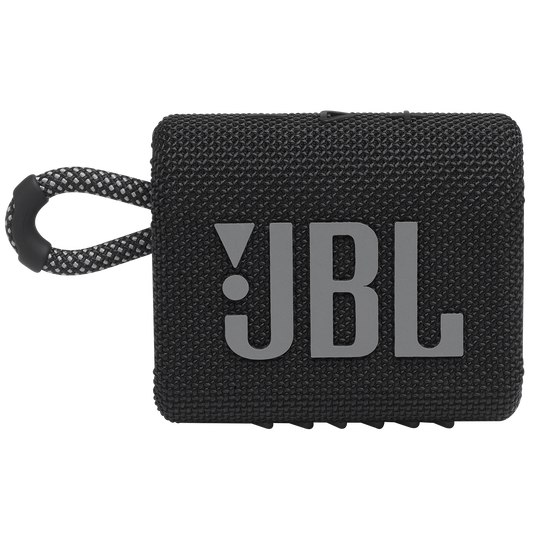 JBL Go 3 Waterproof Portable Bluetooth Speaker, Black