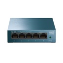 TP-Link LS105G 5 Port Litewave 10/100/1000 Gigabit Switch Unmanaged, Steel Case