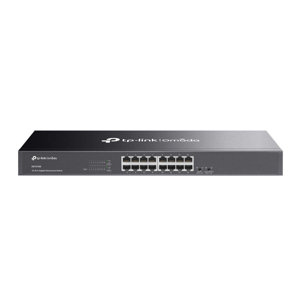 TP-Link DS1016G 16 Port 10/100/1000 Mbps Gigabit Unmanaged Switch