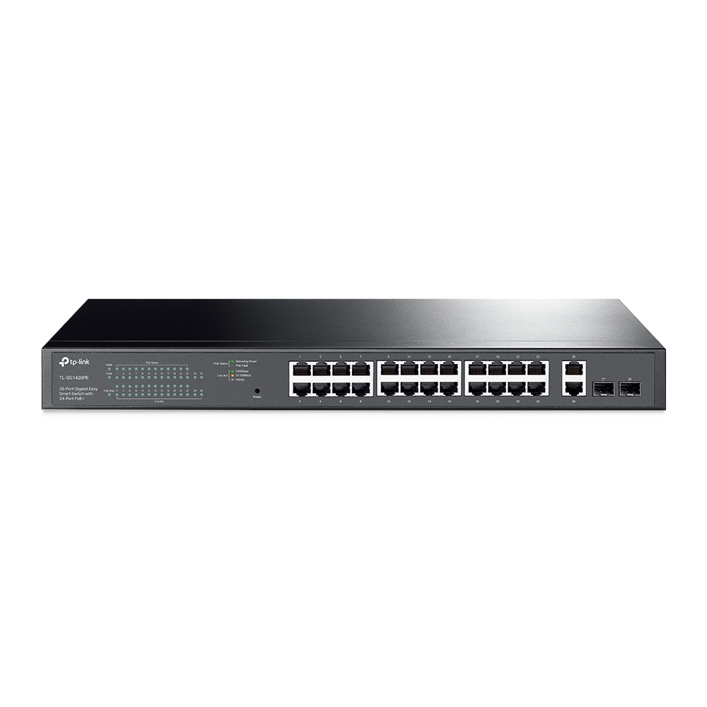 TP-Link TL-SG1428PE 24 Port 10/100/1000 Mbps 250W Poe Gigabit Switch
