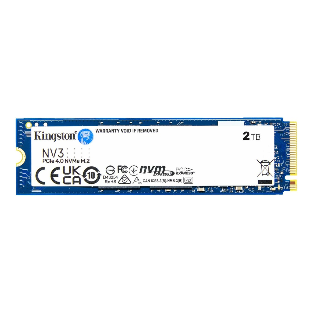 Kingston NV3 Series SNV3S/2000G PCI-Express 4.0 2 TB M.2 SSD Harddisk