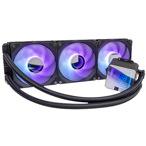 Aigo AI 360mm RGB 1700/AM5 1851 Serisi Sıvı Soğutma, Siyah