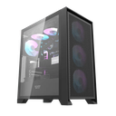 Aigo DRX70 Mesh 80+ Bronze 750W Argb Mid Tower Case, Black