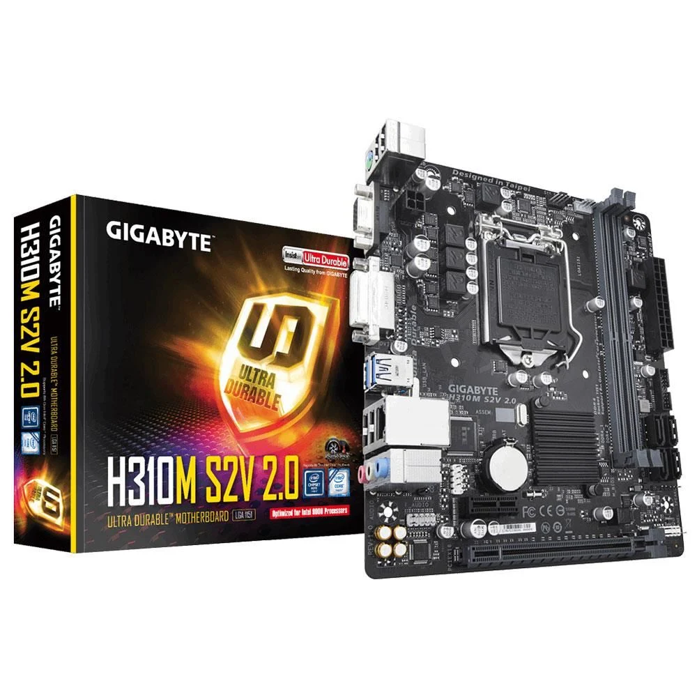 Gigabyte H310M-S2V 2.0 Intel LGA1151 DDR4 Micro ATX Motherboard