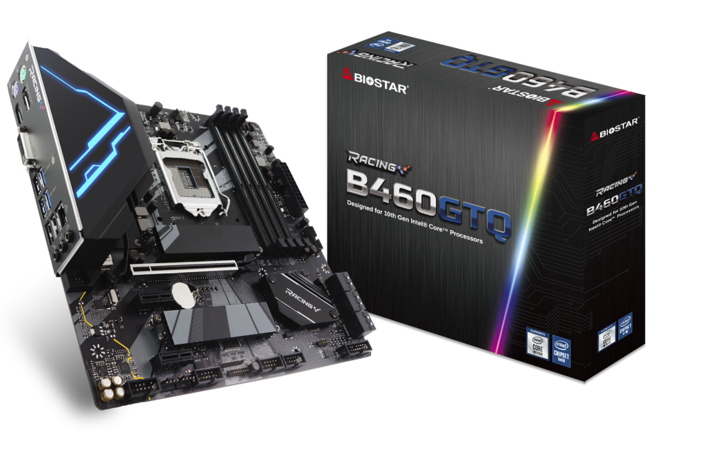 Biostar Racing B460GTQ Intel LGA1200 DDR4 mATX Gaming Motherboard