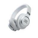 JBL Live 660NC Foldable On-Ear Bluetooth Headphones, White