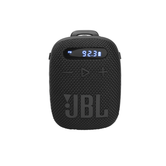 JBL Wind 3 FM Bluetooth Handlebar Speaker, Black