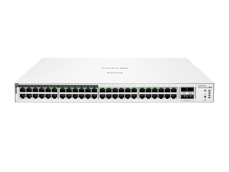 HP Aruba Instant On 1830-48G JL815A 48 Port 24X Poe 10/100/1000 Mbps Managed Gigabit Switch