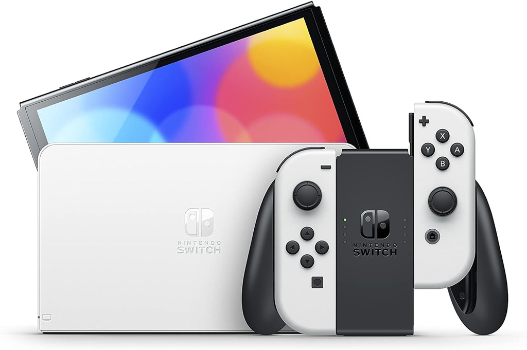 Nintendo Switch OLED Game Console, White