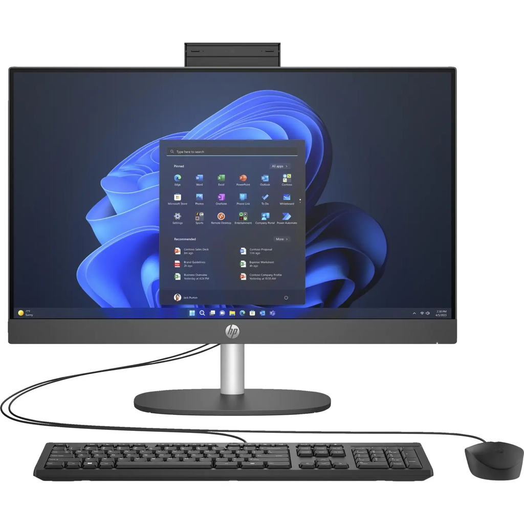 HP ProOne Serisi 240 G10 i7-1355U 32 GB 512 GB SSD Iris Xe Graphics 23.8" Full HD All in One PC