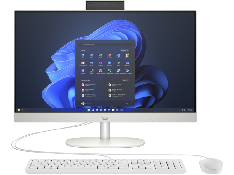 HP ProOne 240 G10 i5-1335U 16 GB Ram 512 GB SSD Iris Xe Grafik 23.8" Full HD W11 Pro All in One PC
