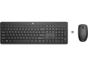 HP 235 1Y4D0AA Kablosuz Klavye Mouse Seti, Siyah
