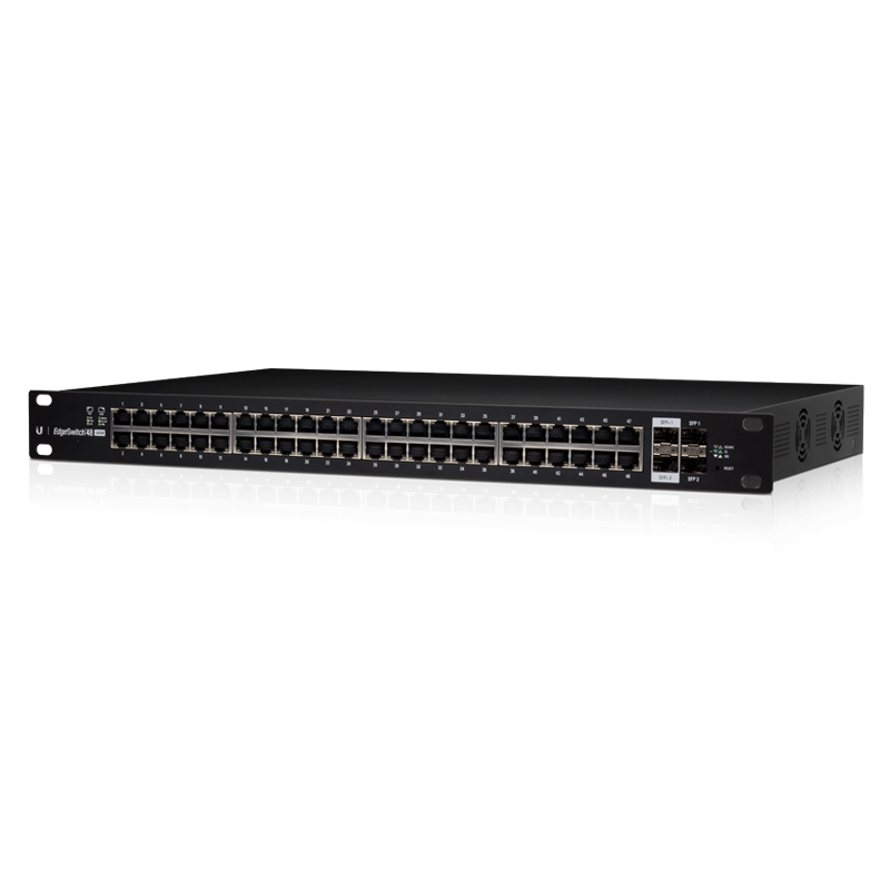 Ubiquiti Edge 48 Port Poe + 48x1Gbit Eth + 2x SFP + 500 Watt Managed Gigabit Switch