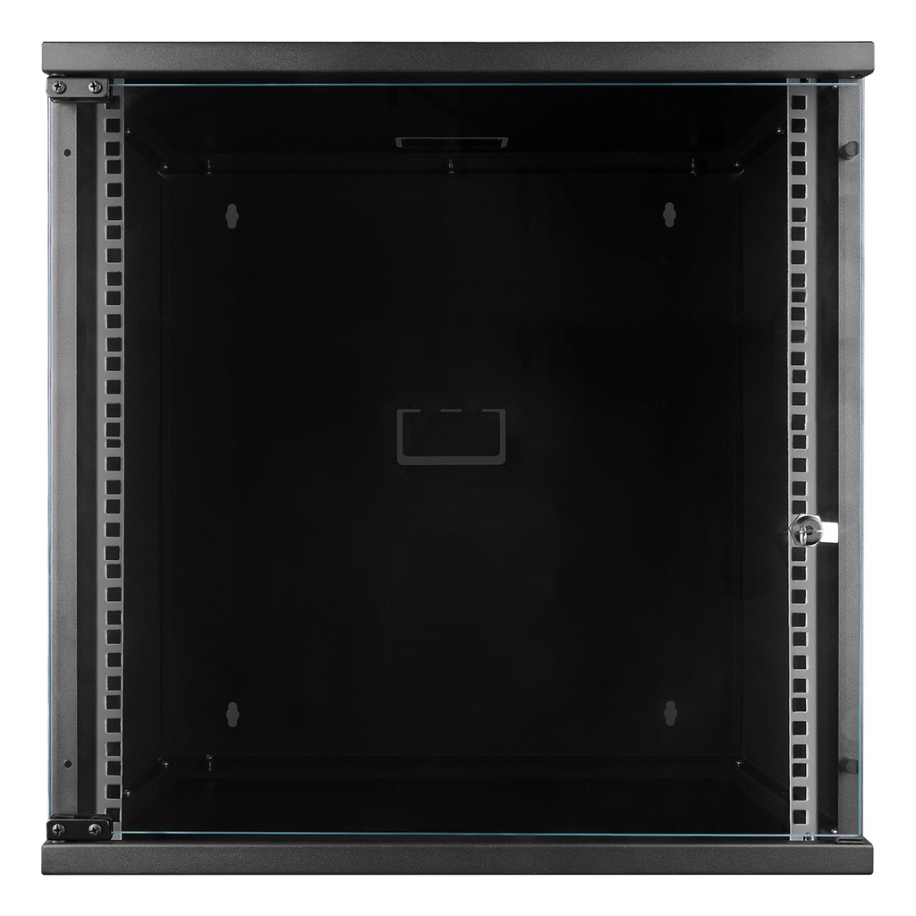 S-link SL-U12 Yeni Nesil 12U Soho Rack Kabin W 530mm D 400mm Siyah