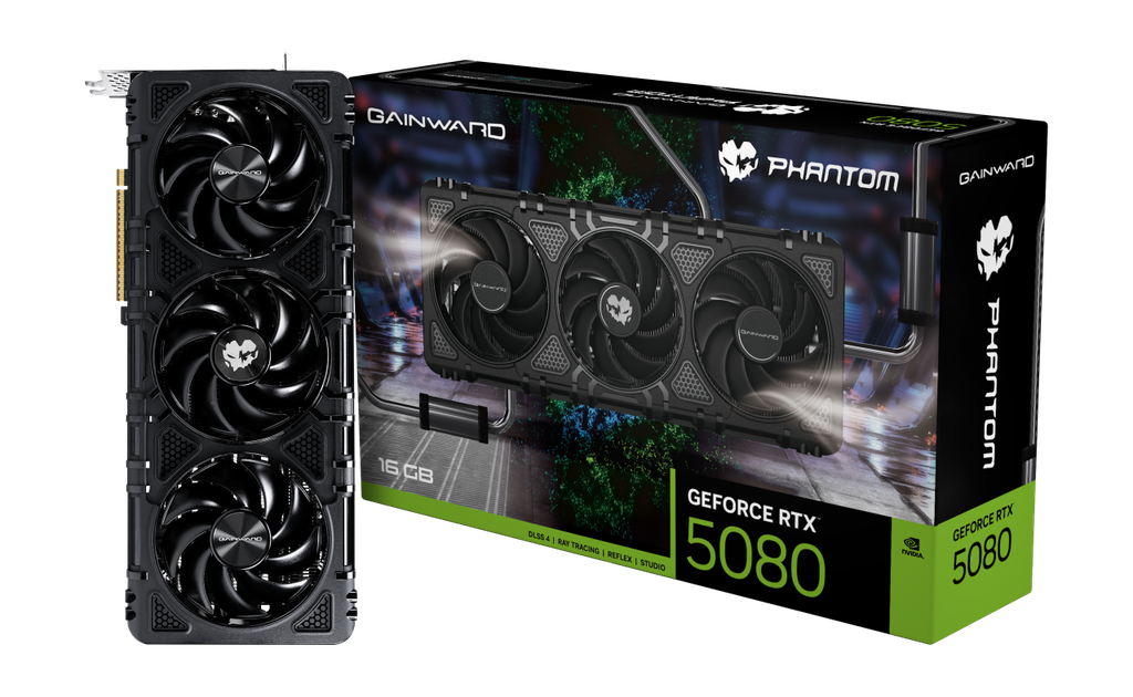 Gainward GeForce RTX™ 5080 Phantom 16GB GDDR7 256bit Gaming Graphics Card