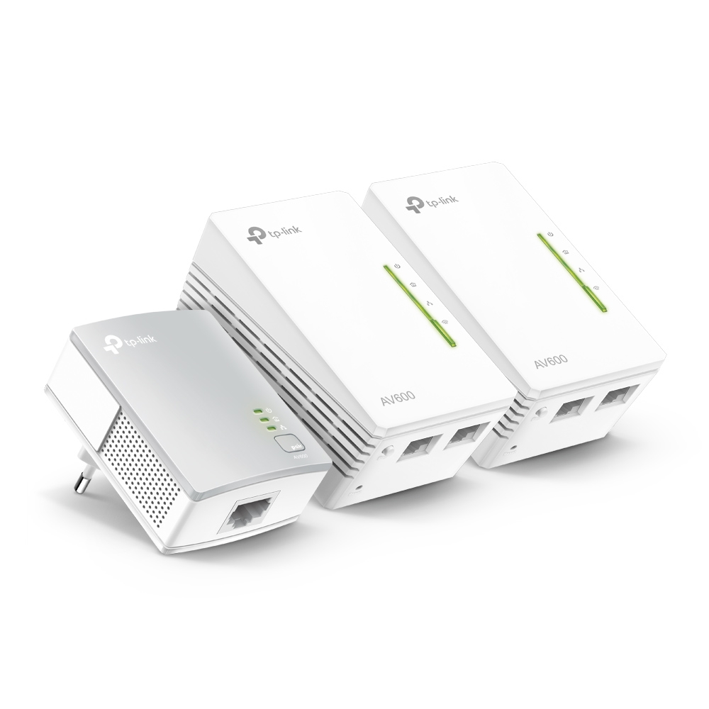 TP-Link TL-WPA4220T Kit AV600 300 Mbps Kablosuz Menzil Genişletici 3’lü Powerline