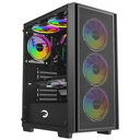 GamePower Flex 4*120mm A-RGB Fan ATX 550W 80+ Bronze Gaming Case