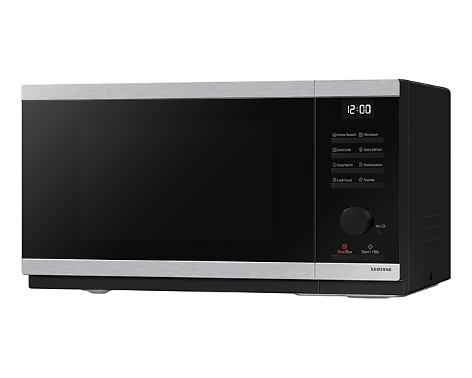 Samsung MS23DG4504AT 23L Inox Microwave Oven, Silver / Black
