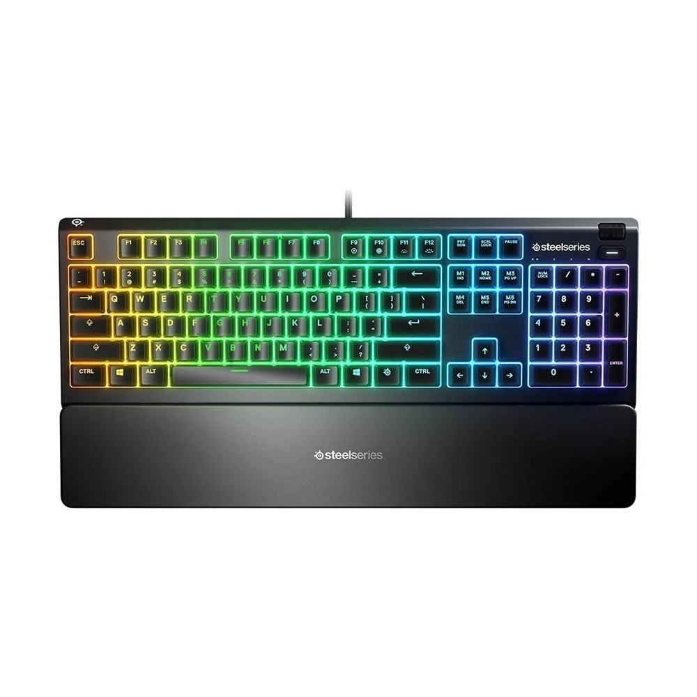 SteelSeries Apex 3 SSK64808 TR Q RGB Membrane Wired Gaming Keyboard