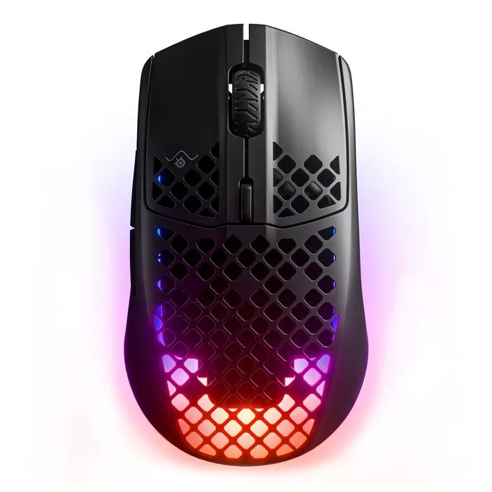 SteelSeries Aerox 3 Wireless Edition Onyx 18000 CPI 6 Keys RGB Optical Wireless Gaming Mouse