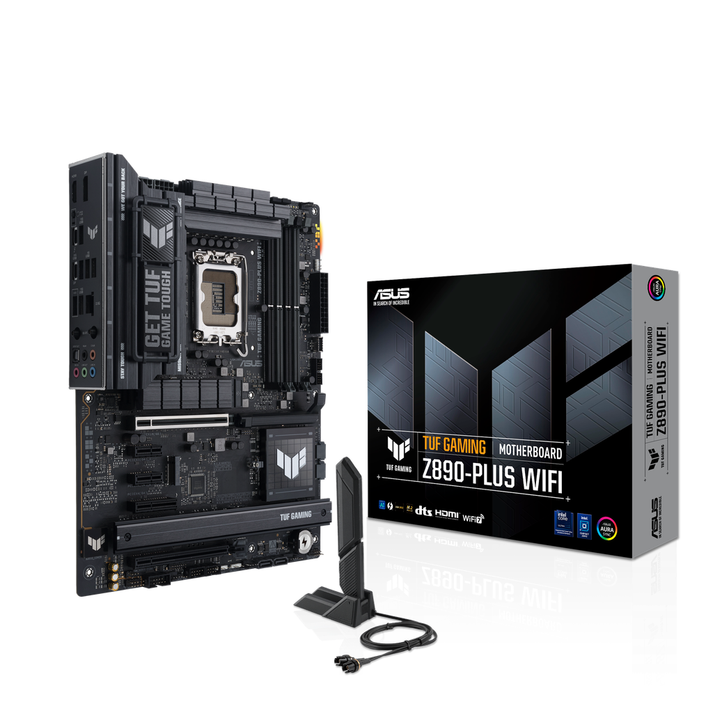 Asus Tuf Gaming Z890-Plus Wi-Fi Intel LGA1851P DDR5 9066 4xM2 ATX Anakart