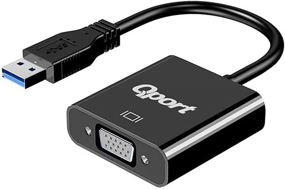 Qport Q-UVG USB 3.0 to VGA Converter Adapter