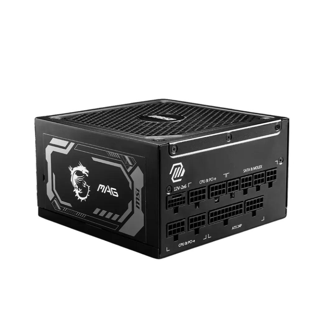 MSI MAG Serisi A1250GL PCIE5 1250W 80+Gold Full Modüler Power Supply
