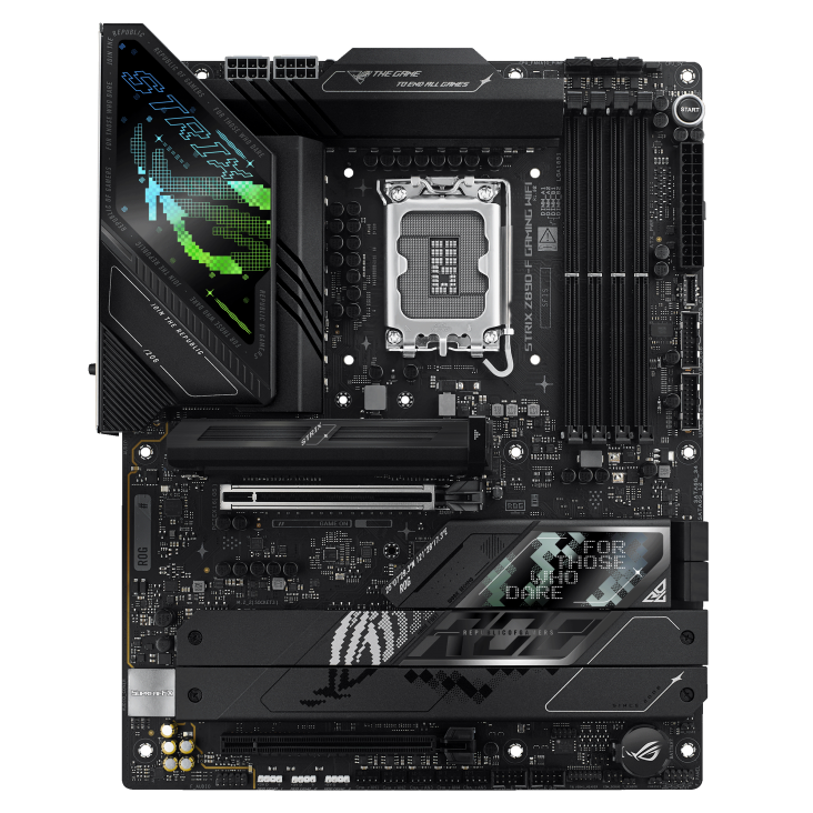 Asus Rog Strix Z890-F Gaming Wi-Fi Intel LGA1851 DDR5 8800+MHz(OC) ATX Gaming Motherboard