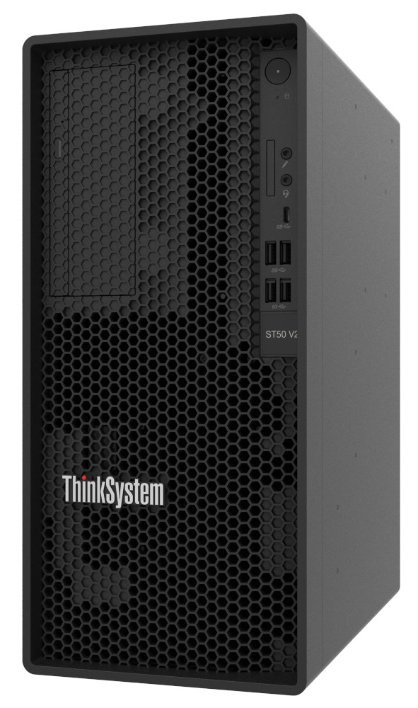 Lenovo ThinkSystem ST50 V2 Xeon E-2324G 16 GB 2x960 GB SSD UHD Graphics P750 Server