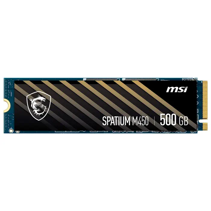 MSI Spatium Serisi M450 500GB 3600/2300MB/sn PCIe 4.0 NVMe M.2 SSD Disk