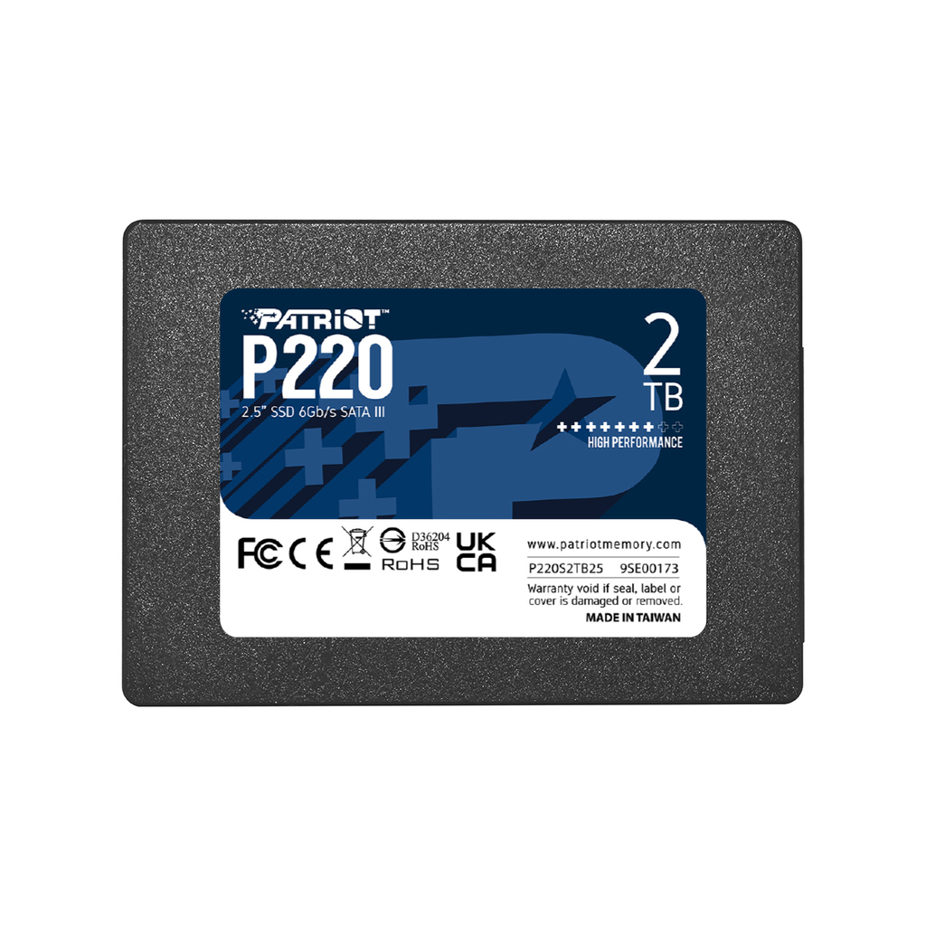 Patriot P220 Series 2TB 550/500MB/s 2.5" SATA3 SSD Disk