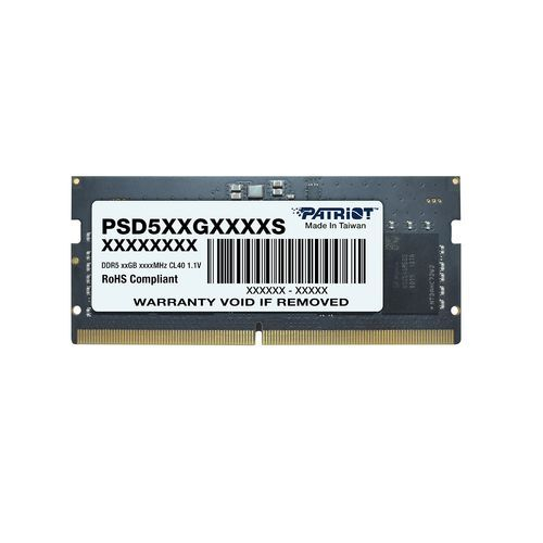 Patriot Signature Line Serisi 16GB(1x16GB) DDR5 4800MHz CL40 SODIMM Ram