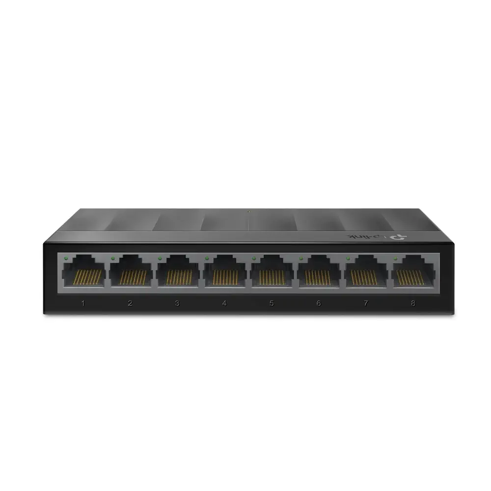TP-Link Series LS1008G 8 Port 10/100/1000Mbps Desktop Switch