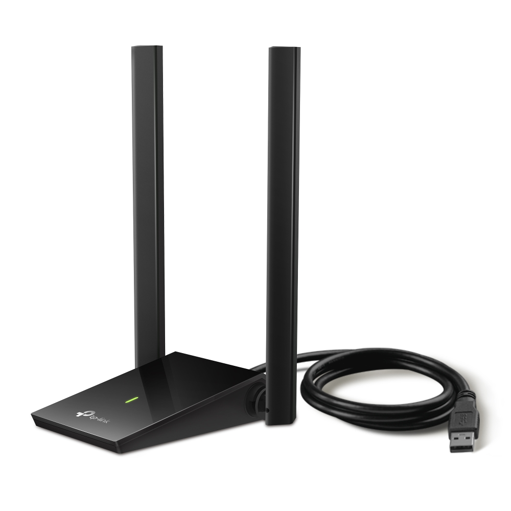 TP-Link T4U Plus AC1300 Çift Antenli Yüksek Kazançlı Kablosuz USB Adaptör