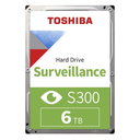 Toshiba S300 Pro Surveillance 6TB 256MB 5400RPM 3.5" SATA3 24/7 Surveillance Disk