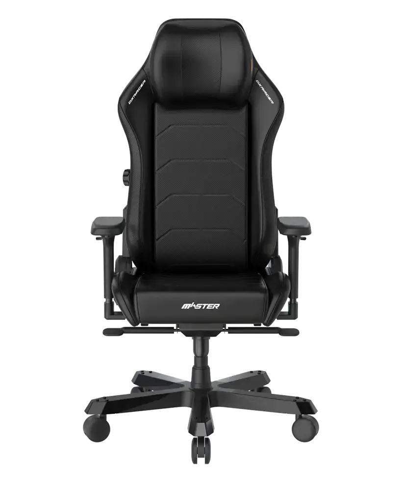 DXRacer Master Series Microfiber Leather, 4D Armrests, XL Size Gaming Chair Black/White