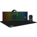 Twisted Minds TM-HORIZON-X 4-in-1 Gaming Bundle, RGB Headset, Multimedia Keyboard, Mouse Pad