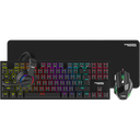 Twisted Minds TM-FUSION-XI 4-in-1 Gaming Bundle Keyboard, DPI Mouse, Static Headset and Mousepad
