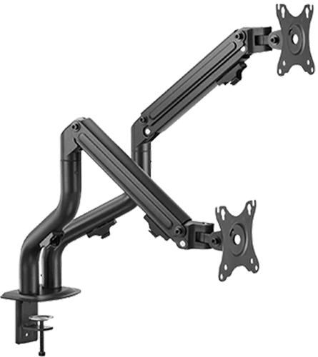 Twisted Minds TM-71-C012 Dual Monitor Tubular Balanced Spring Supported Monitor Arm