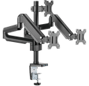 Twisted Minds TM-26-C018UP Triple Monitor Aluminum Slim Mechanical Spring USB Monitor Arm