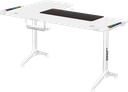 Twisted Minds TM-Y-RW-RGB Warrior L Shaped Gaming Desk RGB Right, White