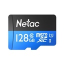 Netac P500 Serisi 128GB MicroSDXC U1/C10 SD Adaptör