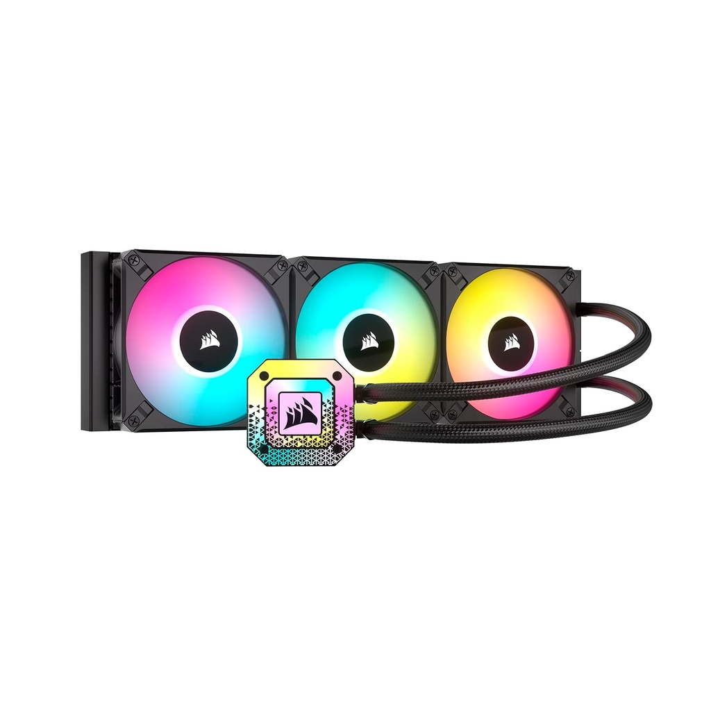 Corsair Icue H150i Elite Capellix XT CW-9060070-WW 360 MM Black Liquid CPU Cooler
