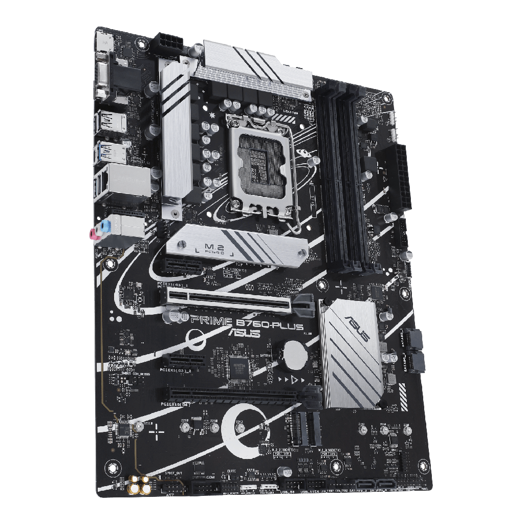 Asus Prime B760-Plus Intel LGA1700 DDR5 DP HDMI VGA 3xM2 USB3.2 AURA RGB ATX Motherboard